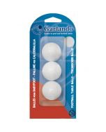Blister di 3 palline bianche standard GARLANDO