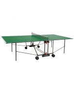 Tavolo ping pong Progress Indoor con ruote - piano verde - per interno GARLANDO