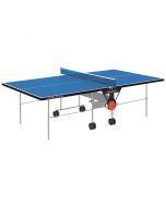 Table de ping-pong d'extérieur avec roues de service - plateau bleu - pour l'extérieur Garlando
