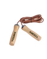Boutons en bois de corde à sauter en cuir AHF-015