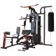 Multifunktions-Fitnessstudio ST 6200 Professional 4 Stationen 95 kg Gewichtspackung mit Presse und Boxsack
