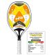 RAQUETTE TWISTER 50 cm PAOLO TRONCI HIGH POWER