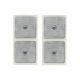 CLIP carré 4 pcs. connexion clip / blister carré cod GLOBUS. G0829