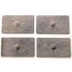 CLIPS RECTANGULAIRES 4 pcs. attache rectangulaire clip / blister GLOBUS cod. G0830