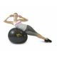 Boule anti-éclatement Core-Fit 75 cm avec pompe à main ZIVA JOHNSON