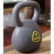 Caoutchouc ergonomique KETTLEBELL 8kg Noir ZIVA JOHNSON