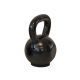 KETTLEBELL GUMMI BASE in 8 kg feuerlackiertem Gusseisen HIGH POWER