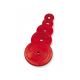 5 kg GUSSEISENSCHEIBE Farbe epoxidrot EICHE