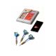 PROFESSIONAL DARTS je 20 gr Packung mit 3 Stück Mit Kunstledertasche. ROVERA
