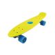 Skateboard FREEDOM tavola gialla - ruote azzurre NEXTREME