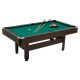 Tavolo da biliardo per interno VIRGINIA 6 con piano da gioco in mdf GARLANDO cod. VIRG 6