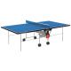 Tavolo da Ping Pong Training Outdoor con ruote di servizio - piano blu - per esterno Garlando