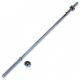 Bilanciere 180 cm cromato diametro 25mm chiusura a vite