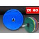 Plaque de poids en caoutchouc pour pare-chocs olympique 20 kg