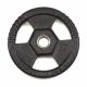 Disco ghisa gommato  - 15 kg. tri grip DGG-TG15
