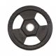 Disco ghisa gommato - 20 kg. tri grip DGG-TG20