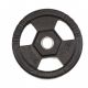 Disco ghisa gommato  - 25 kg. tri grip DGG-TG25 