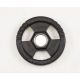 Disco ghisa gommato  - 5 kg. tri grip DGG-TG5