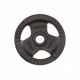 Disco ghisa nera - 10 kg. tri grip DGN-TG10