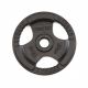 Disco ghisa nera - 15 kg. tri grip DGN-TG15