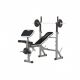 Langhantelbank WBX-60 Toorx Wbx 60 + Armlockenkissen + 100 kg Gewichte