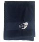 Serviette de gym avec bordures Jacquard bleues Getfit cod. FRISOTTÉS
