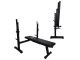 Banc avec haltères pliables Pbx 2200 Tecnofit avec 100 kg de poids Code SY3001PBX220kit100kgvinile
